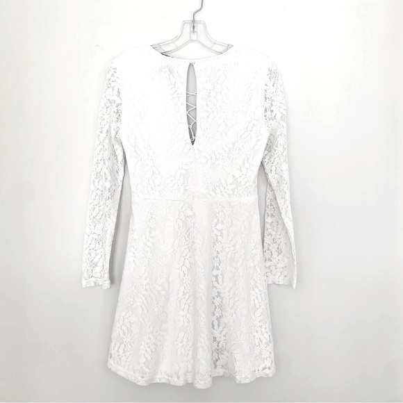 LUC-CE White Lace Skater Dress - Picture 8 of 15